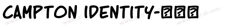 Campton Identity字体转换 Campton Identity字体转换